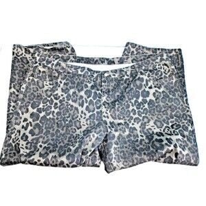 MANFINITY Women's 6XL Plus Size Leopard Print Denim Jeans 52" Waist 31" Inseam